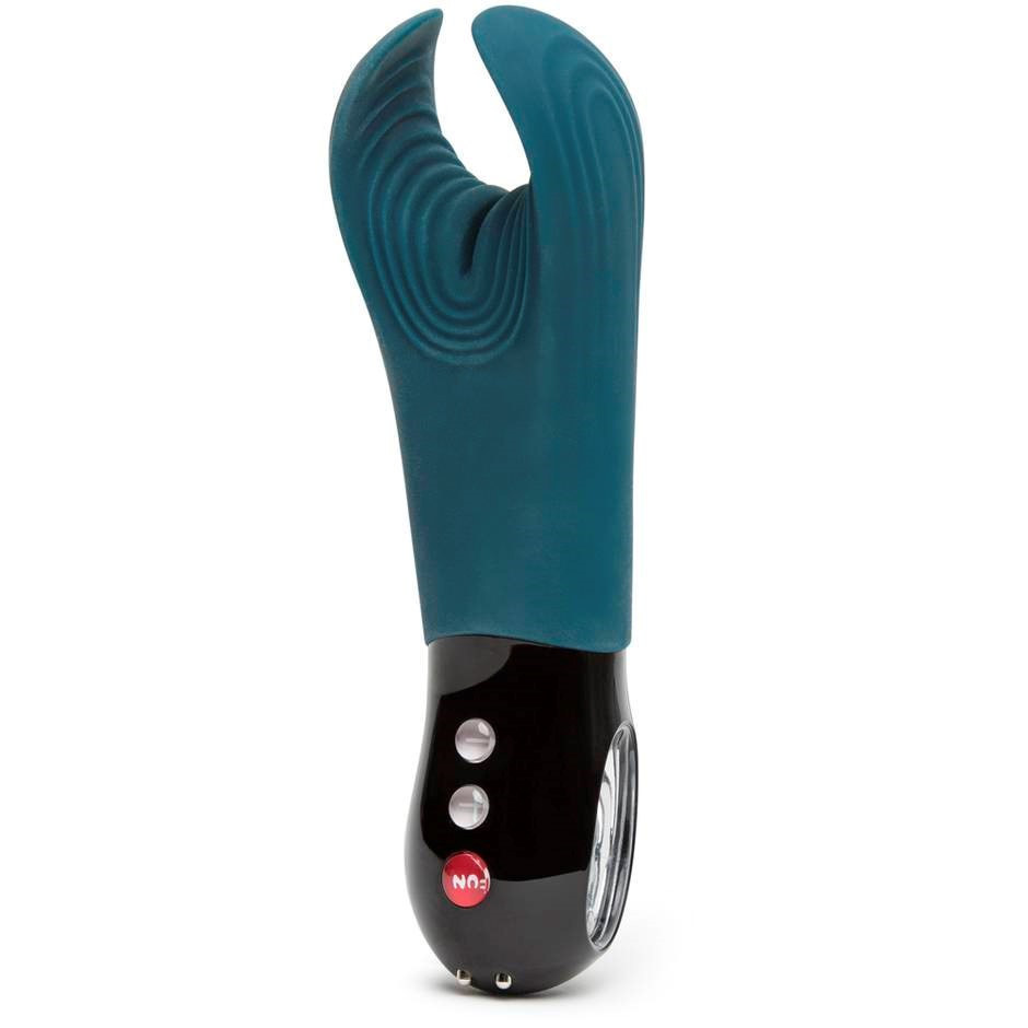 The Manta Rechargeable Blue Vibrating Male Stroker