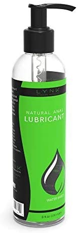 How to use a dildo for men; photo of a bottle of anal lubricant