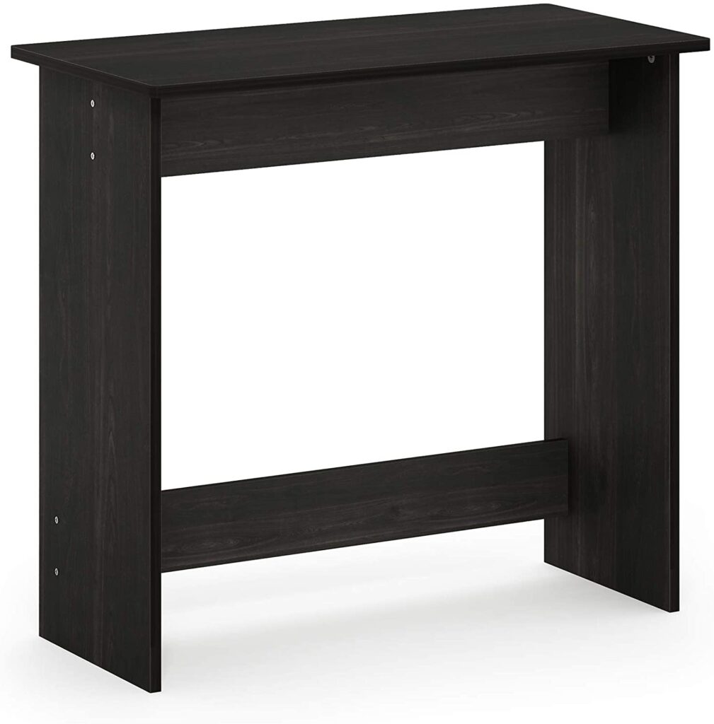 How to use a dildo for men: photo of a black console table suitable for attaching a suction cup dildo.
