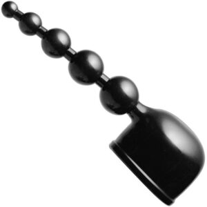 Wand Essentials Bubbling Bliss Beaded Anal Pleasure Wand Attachment