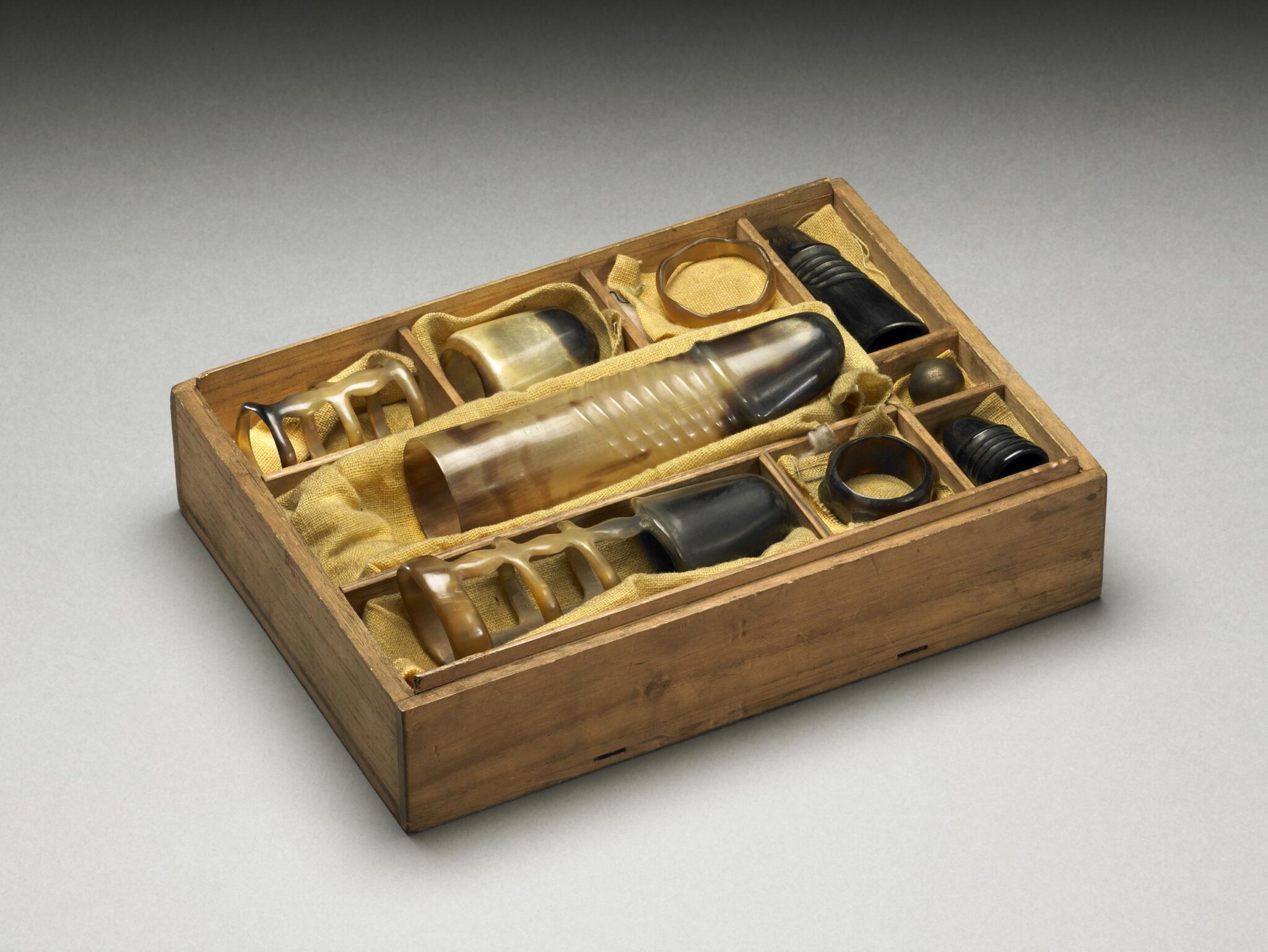 “Sex-aid; dildo; storage box.” As1928,0609.1.1-9. The British Museum.