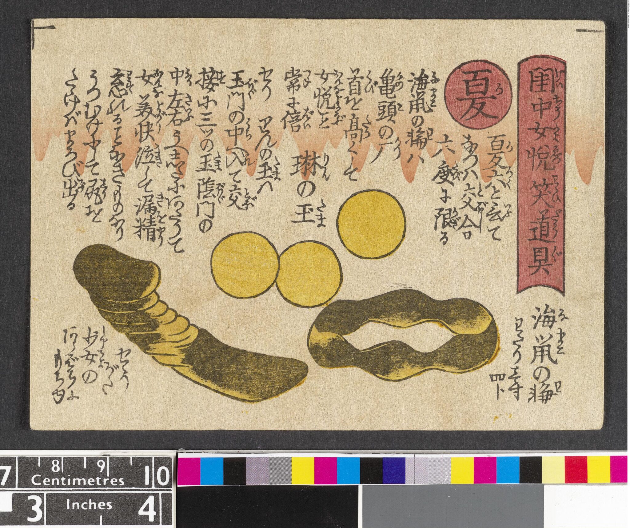 Shunga Woodblock print accredited to Keisei Eisen from The British Museum