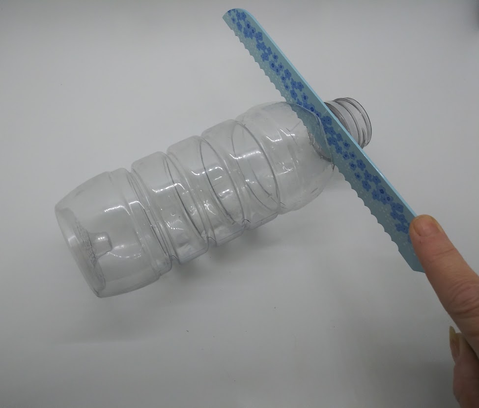 Cherry Pop DIY Fleshlight. Showing how to cut the top off the bottle.