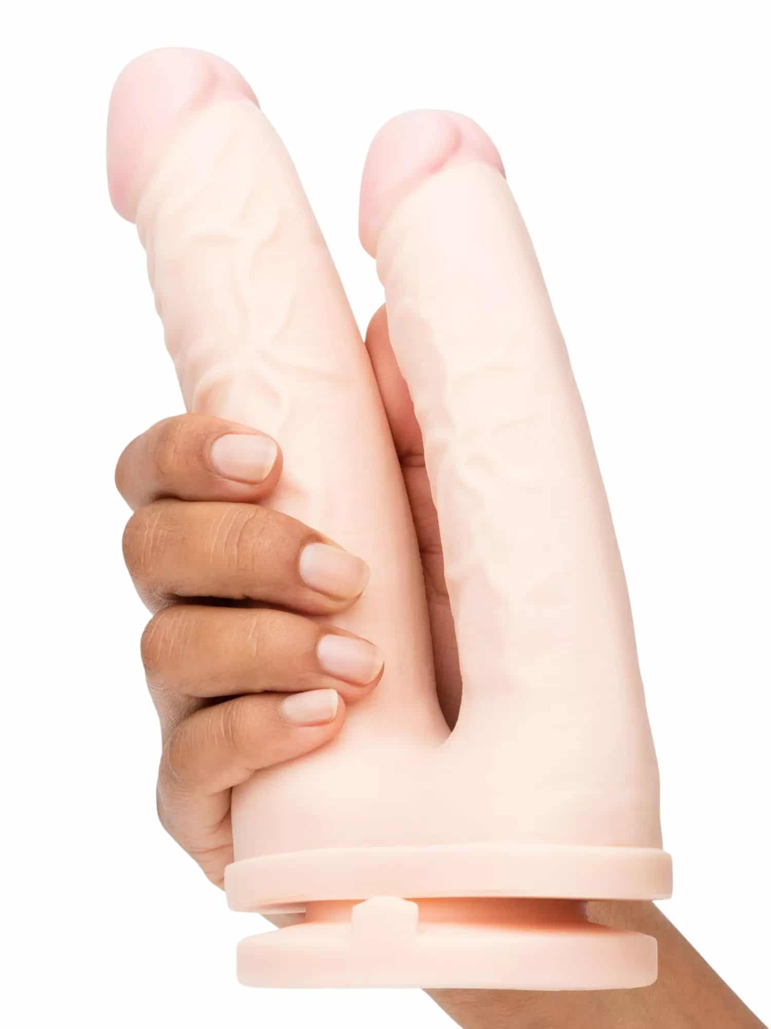 Product Lifelike Lover Double Penetrator Suction Cup Dildo