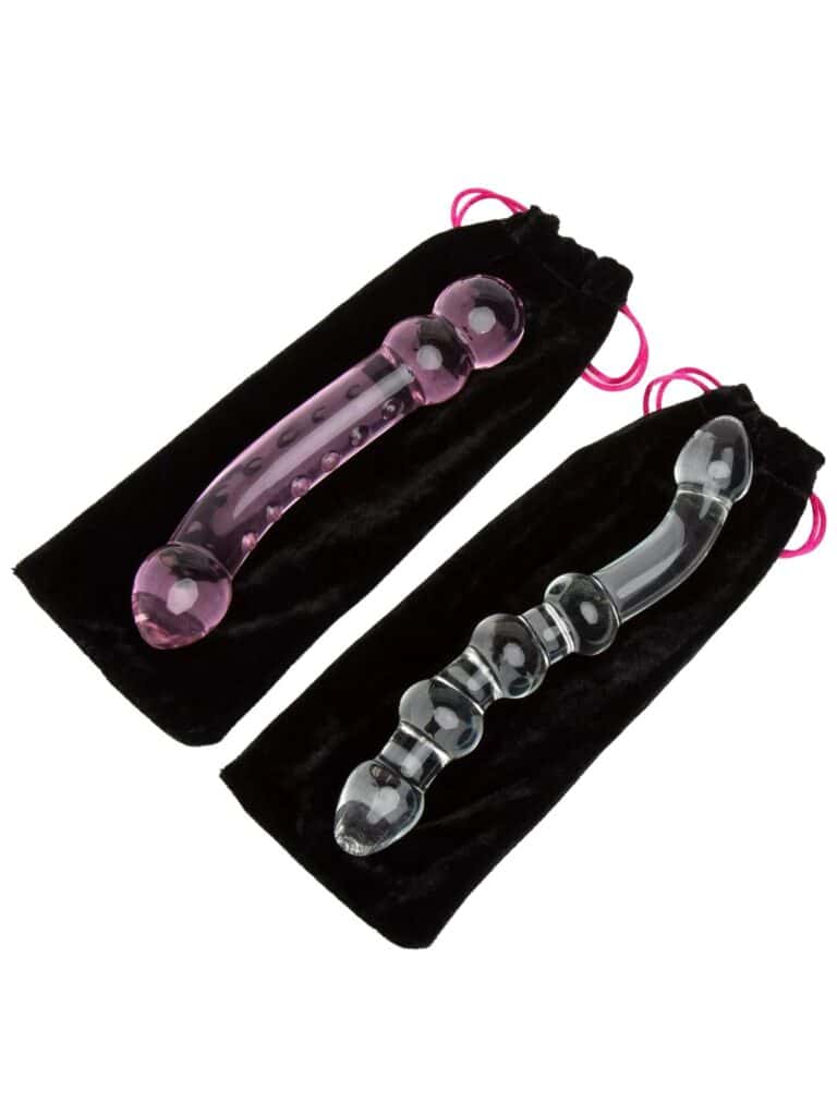 Tracey Cox Supersex Glass Double Dildo Set Review