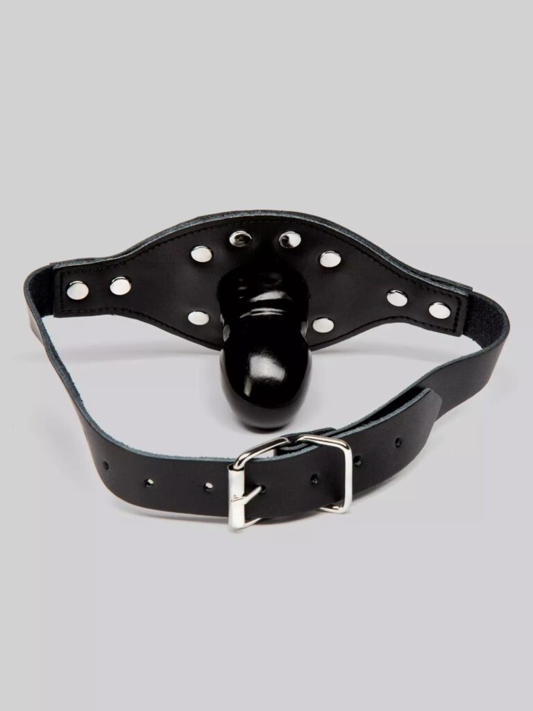 Leather and Studs Dildo Gag Review