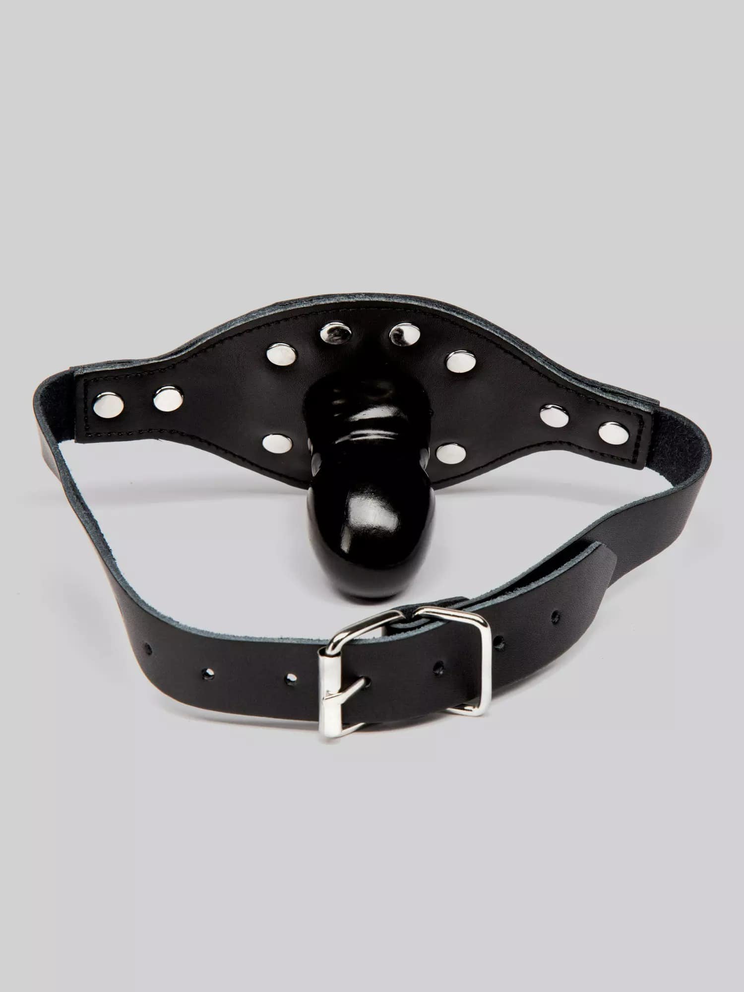 Product Leather and Studs Dildo Gag
