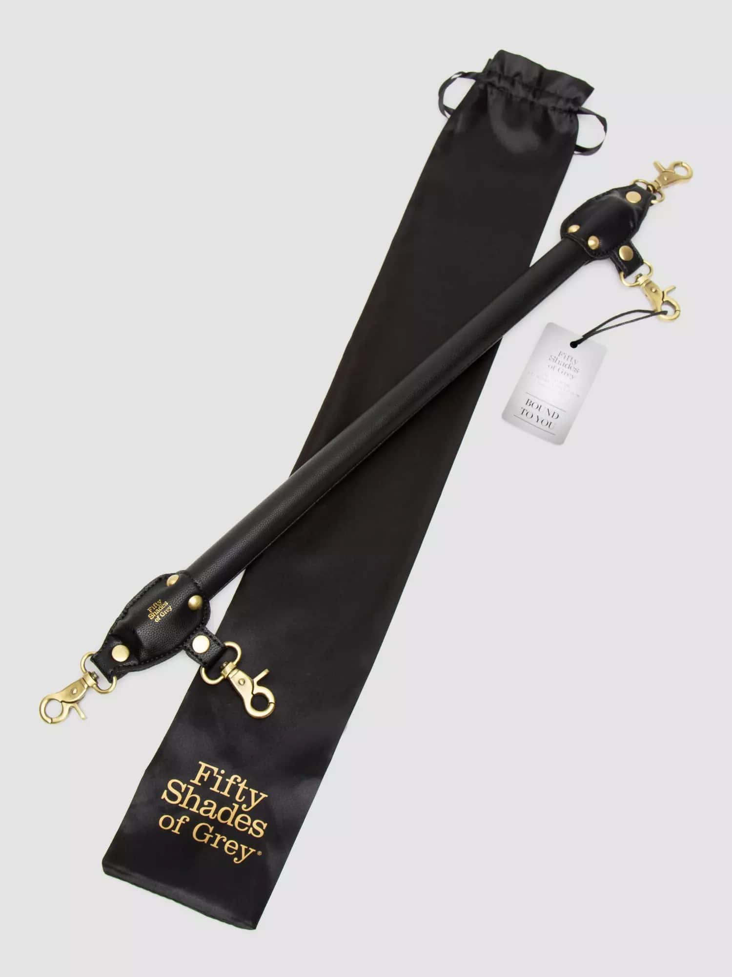 Fifty Shades of Grey Bound to You Faux Leather Spreader Bar. Slide 11