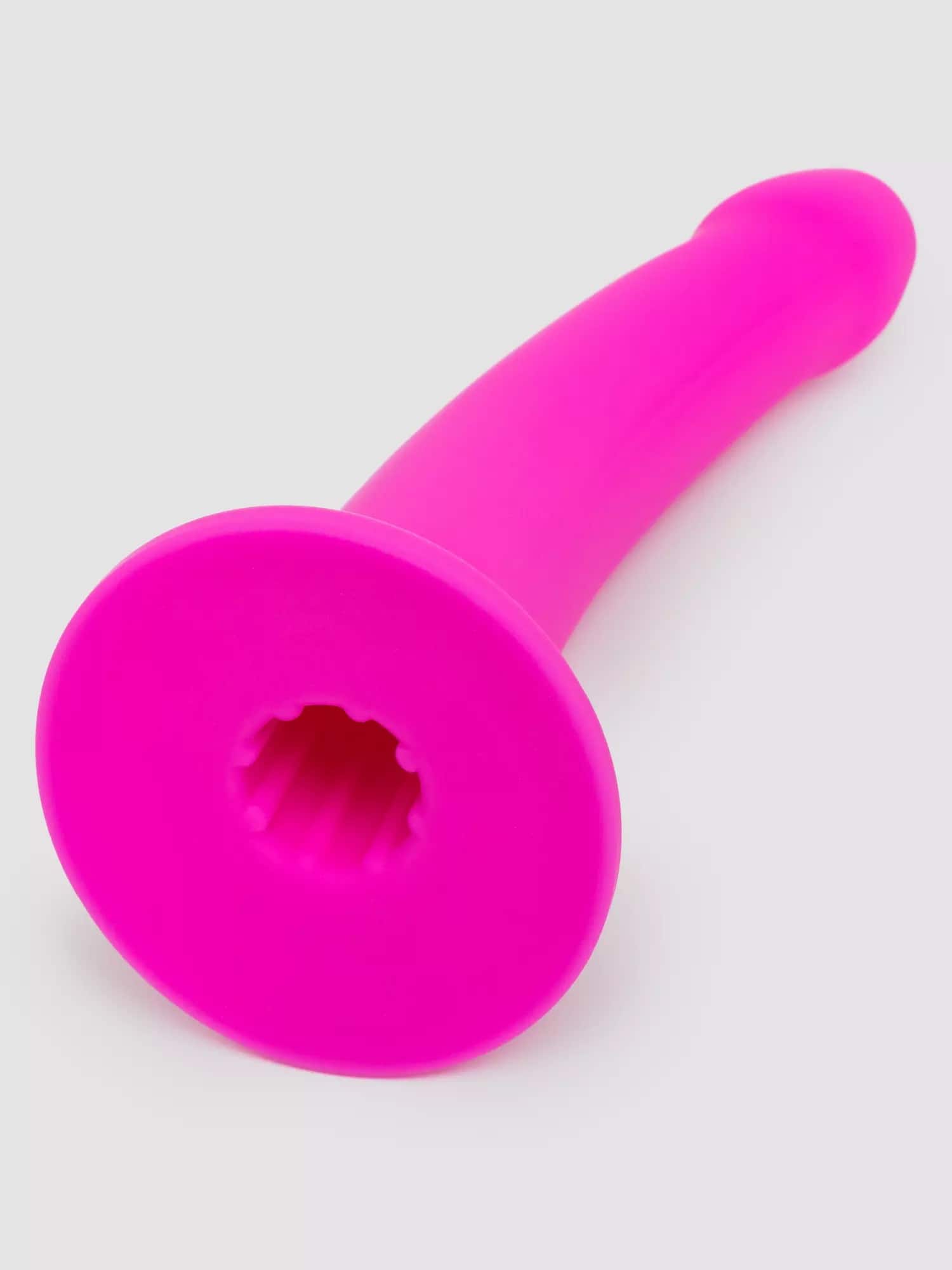 Lovehoney Curved Silicone Suction Cup Dildo 6 Inch. Slide 3