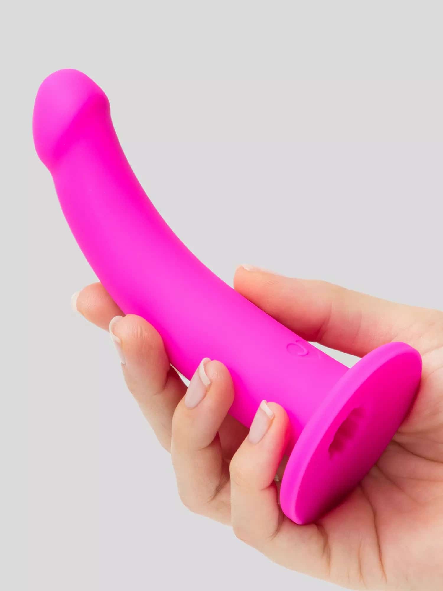 Lovehoney Curved Silicone Suction Cup Dildo 6 Inch. Slide 2