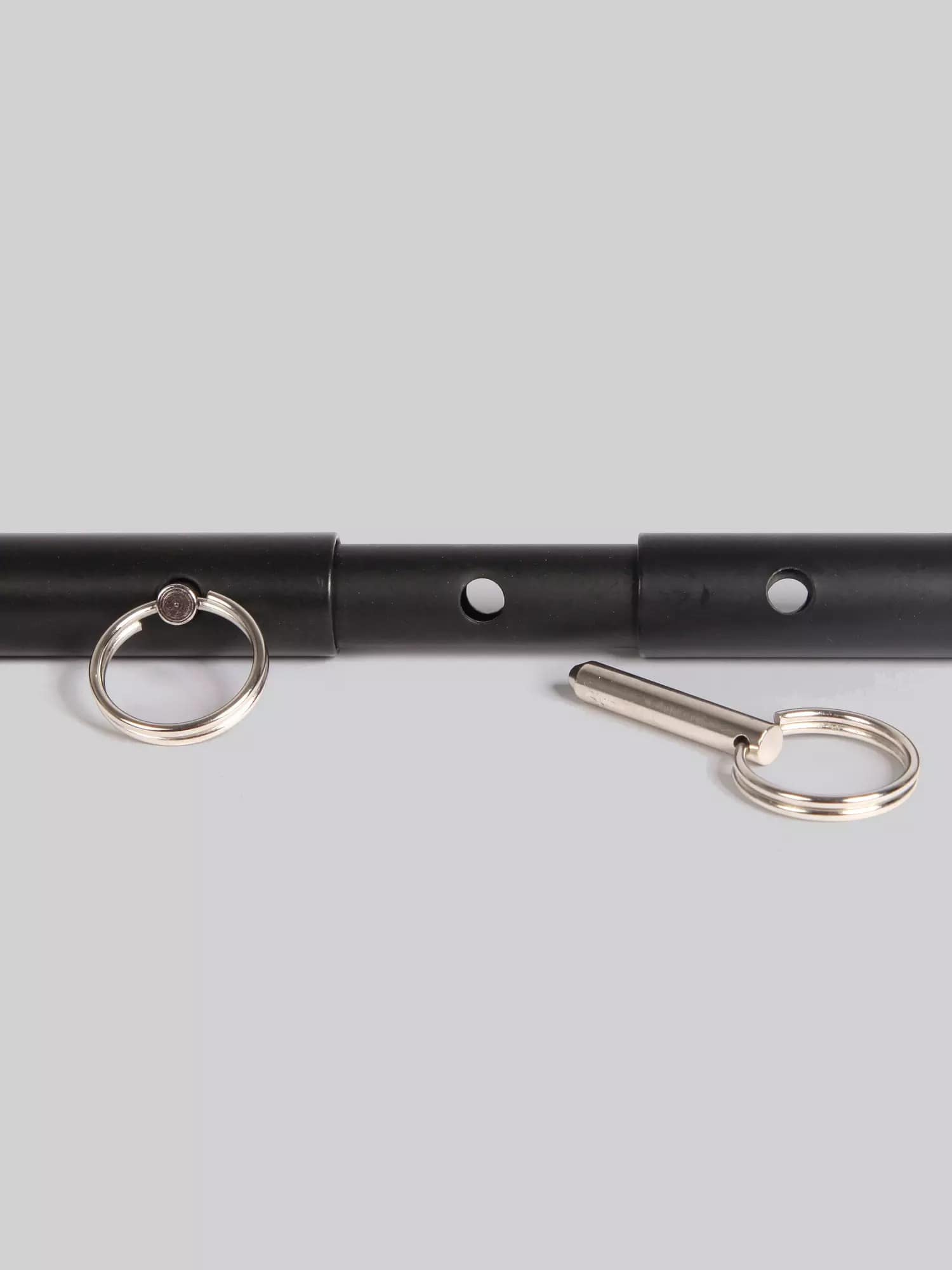 Bondage Boutique Expandable Spreader Bar with Leather Cuffs. Slide 3