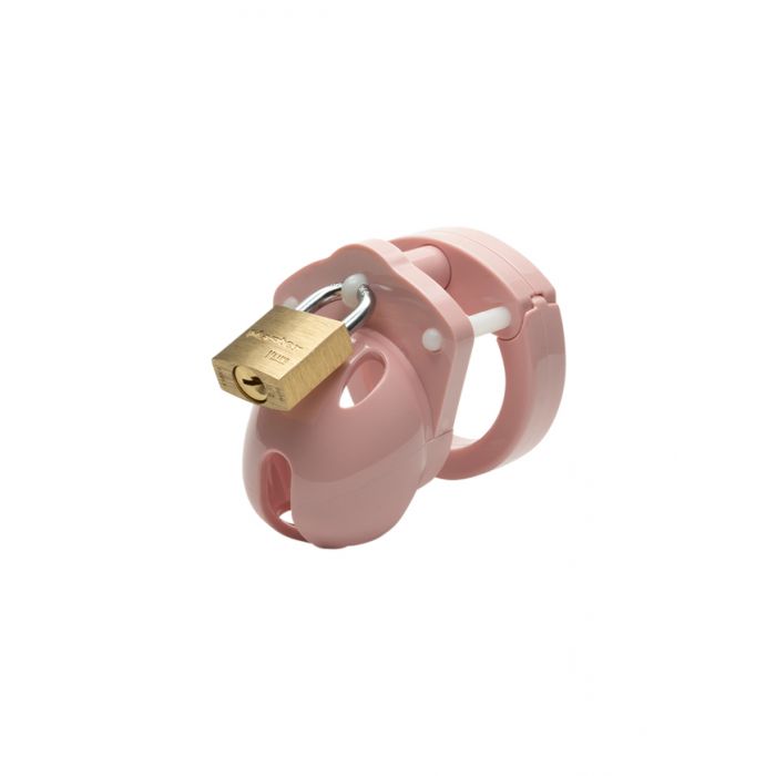  CB-X Mini Me Pink Chastity Cage - A pink small chastity cage