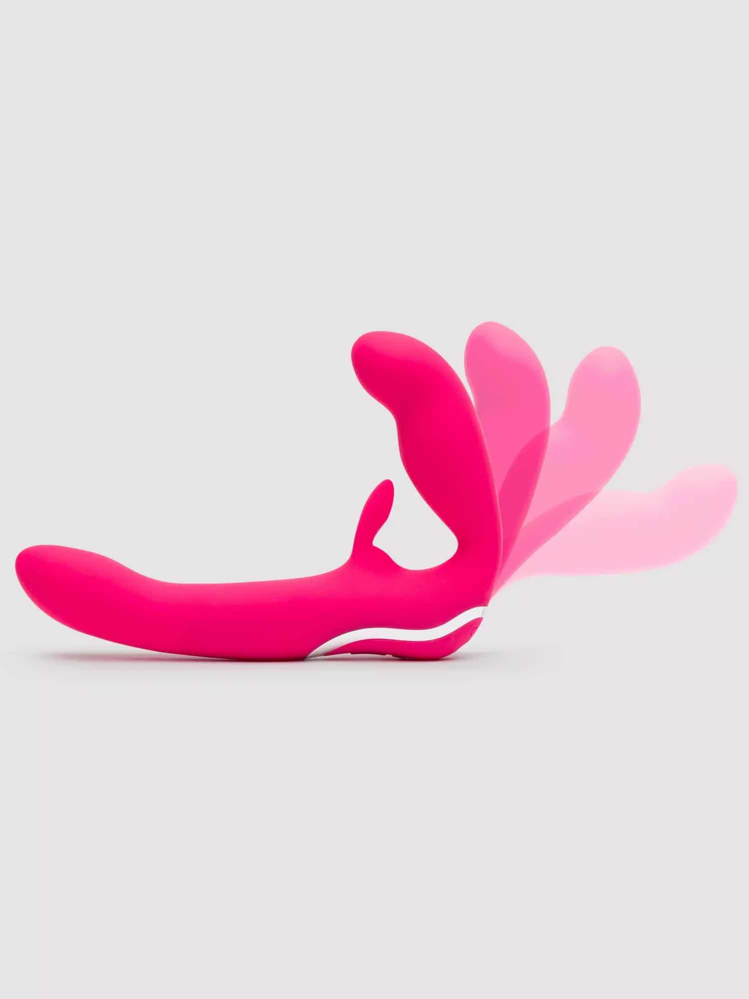 Happy Rabbit Rechargeable Vibrating Strapless Strap-On. Slide 2