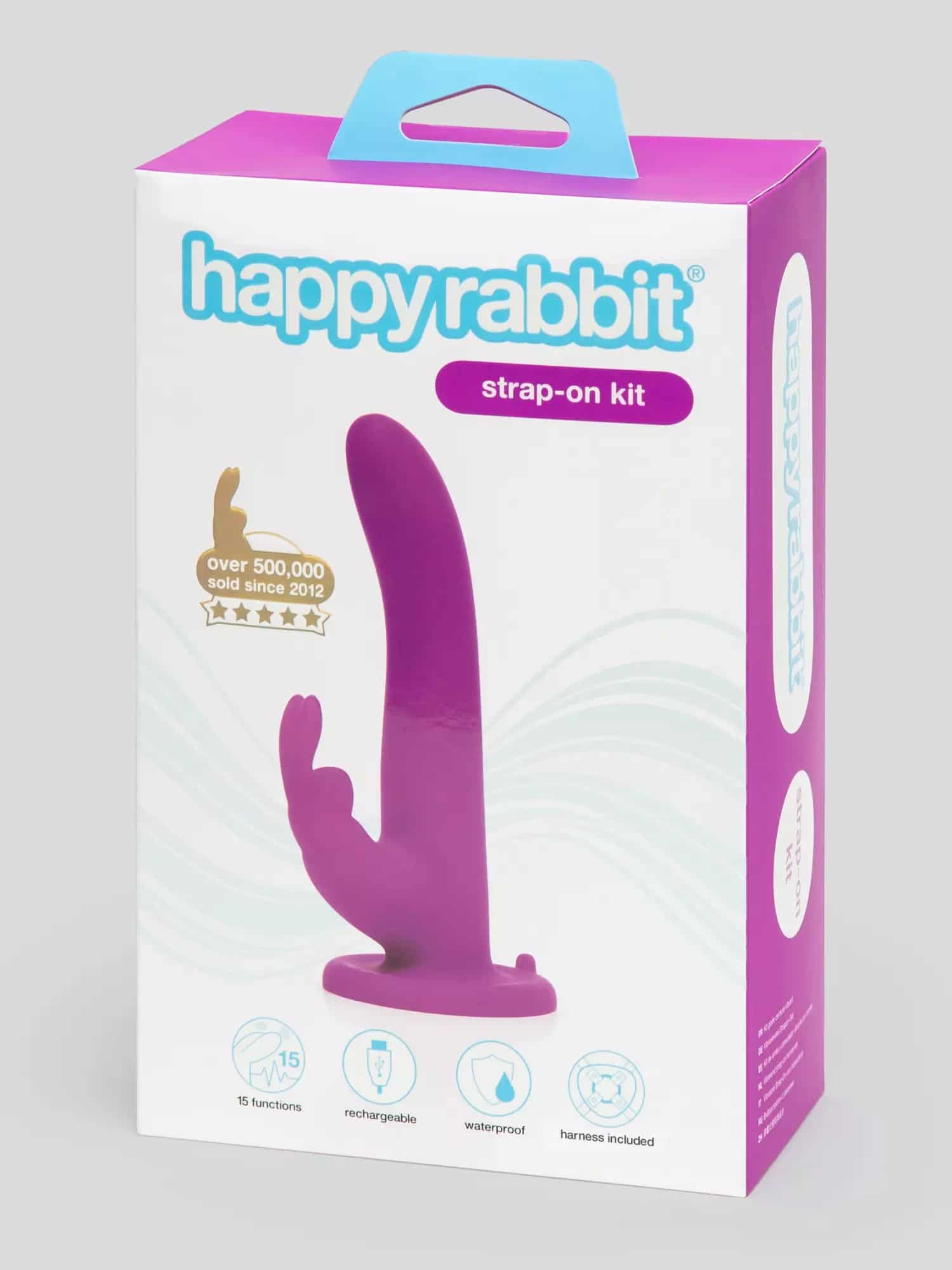 Happy Rabbit Vibrating Strap-On Harness Set. Slide 6