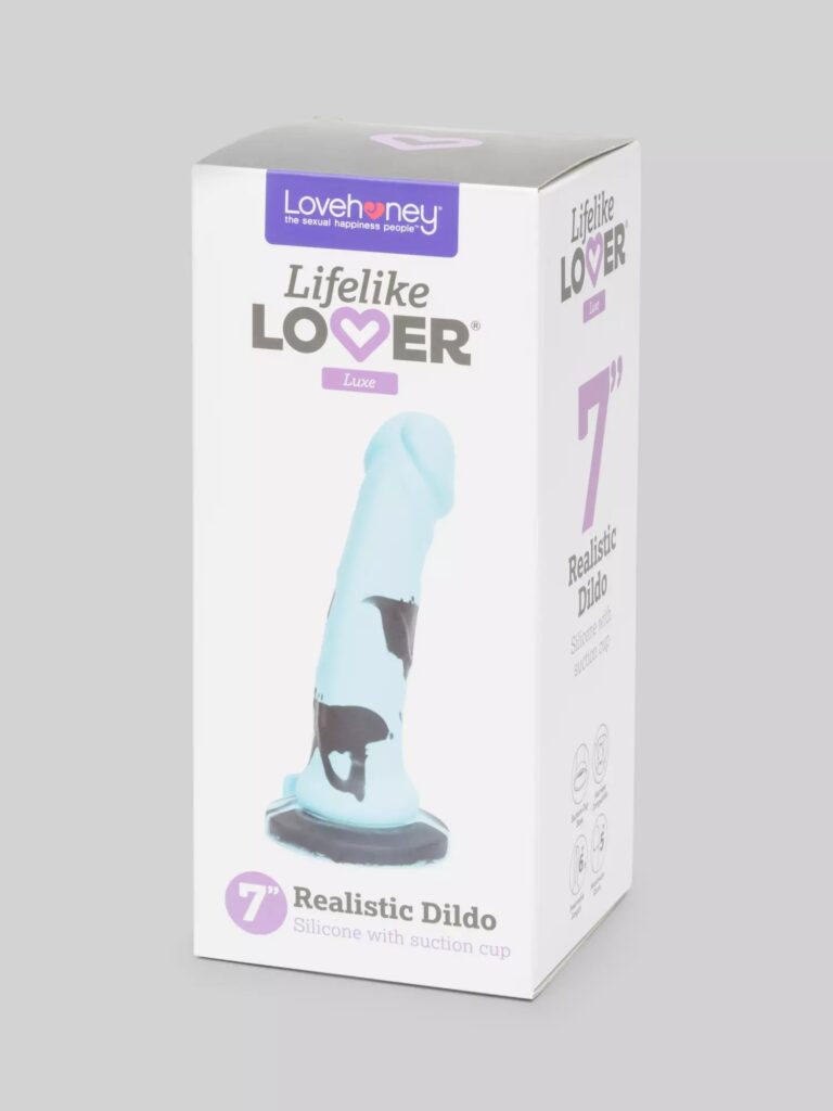 Lifelike Lover Luxe Realistic Multicolored Dildo  Review