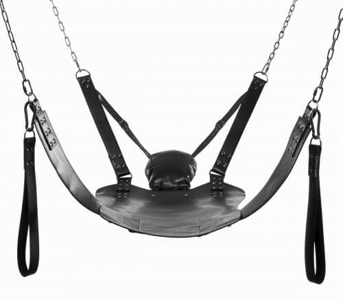 Strict Leather Extreme Sex Sling + chain kit. Slide 2