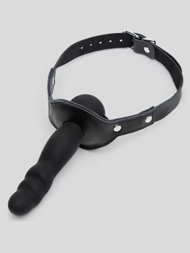 Bondage Boutique Large Silicone Ball Gag with Dildo Review