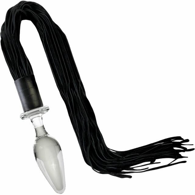 Icicles No. 49 Glass Flogger Butt Plug - Do You Like 2-in-1 Sex Toys?
