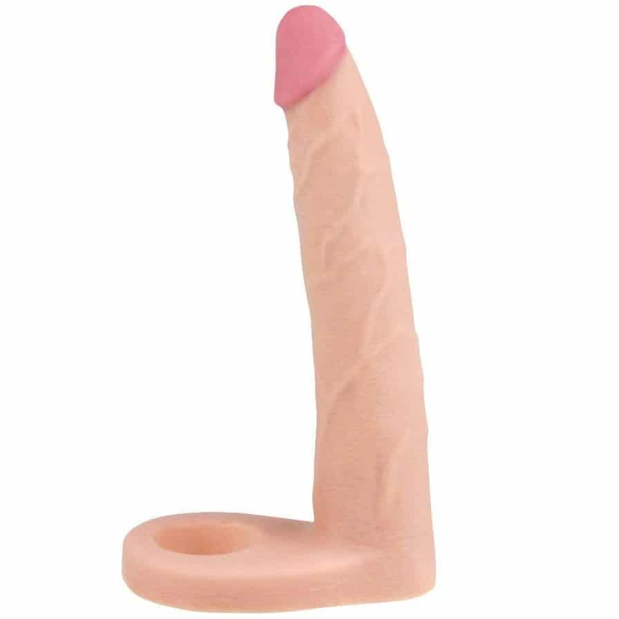 TooTimid Realistic Double Penetration Cock Ring. Slide 2