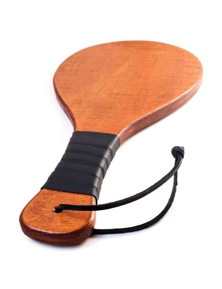Stockroom Leather Wrapped Round Wood Spanking Paddle Review