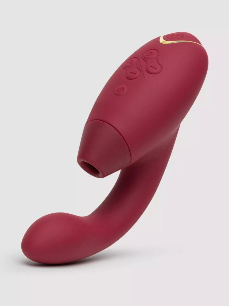Womanizer Duo G-Spot and Clitoral Stimulator - Add Red Vibrators to Your Play 