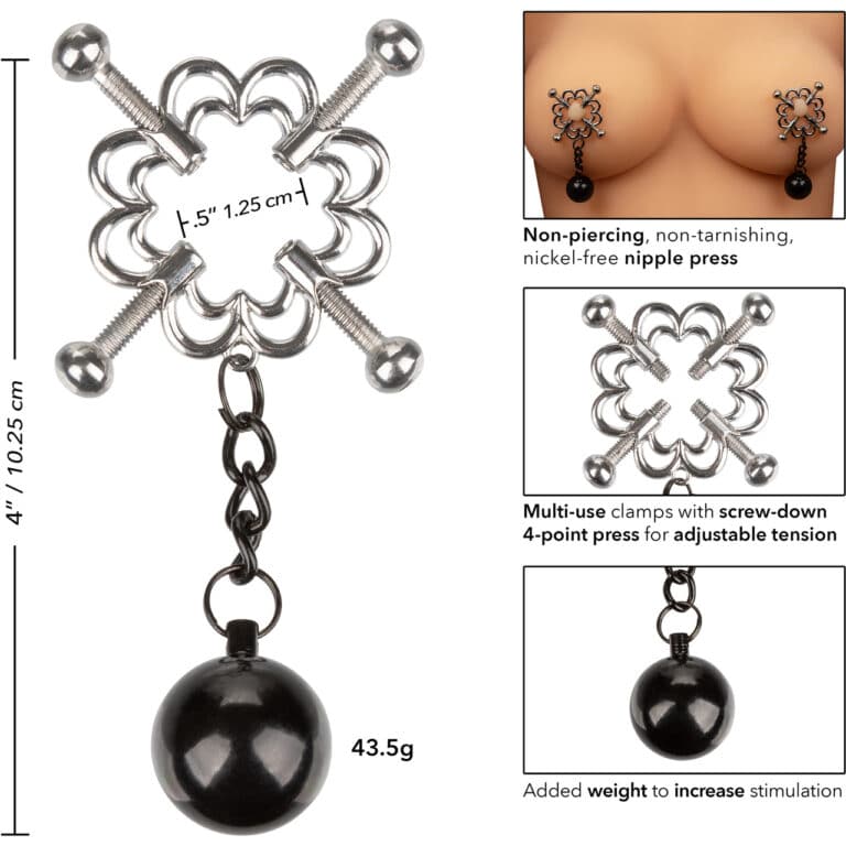 CalExotics 4-Point Weighted Nipple Press Review