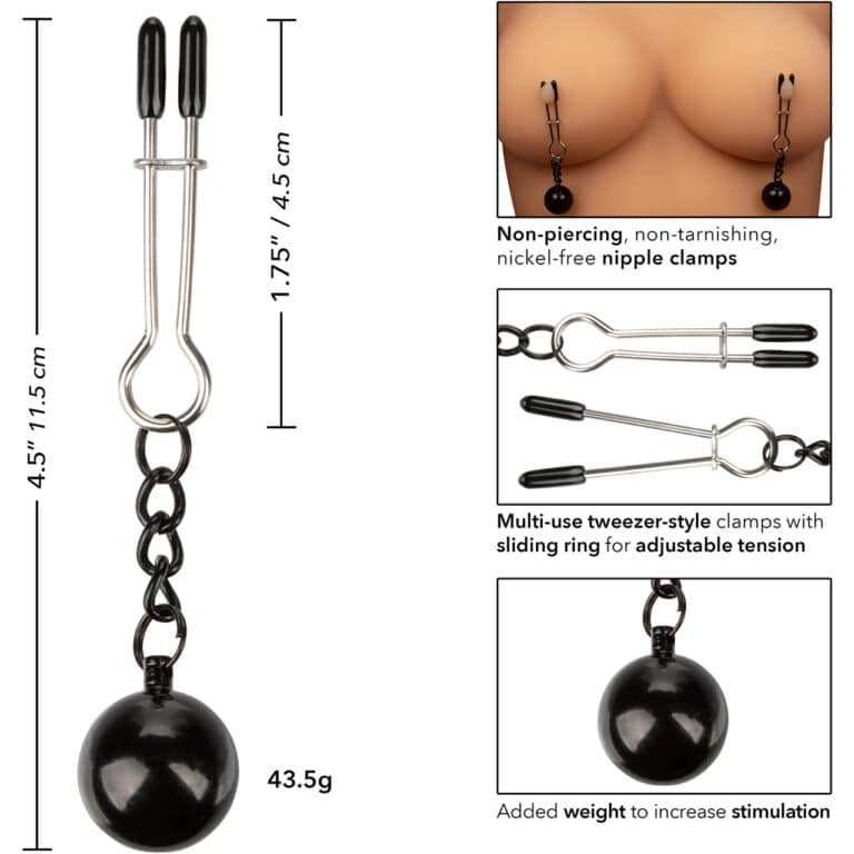 CalExotics Weighted Tweezer Nipple Clamps Review