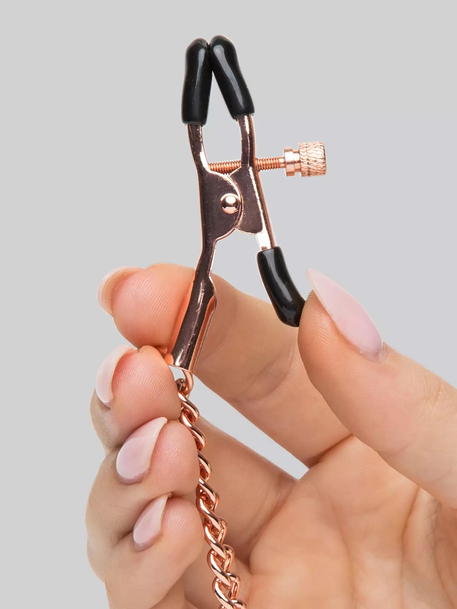 Entice Tiered Rose Gold Nipple Clamps . Slide 4