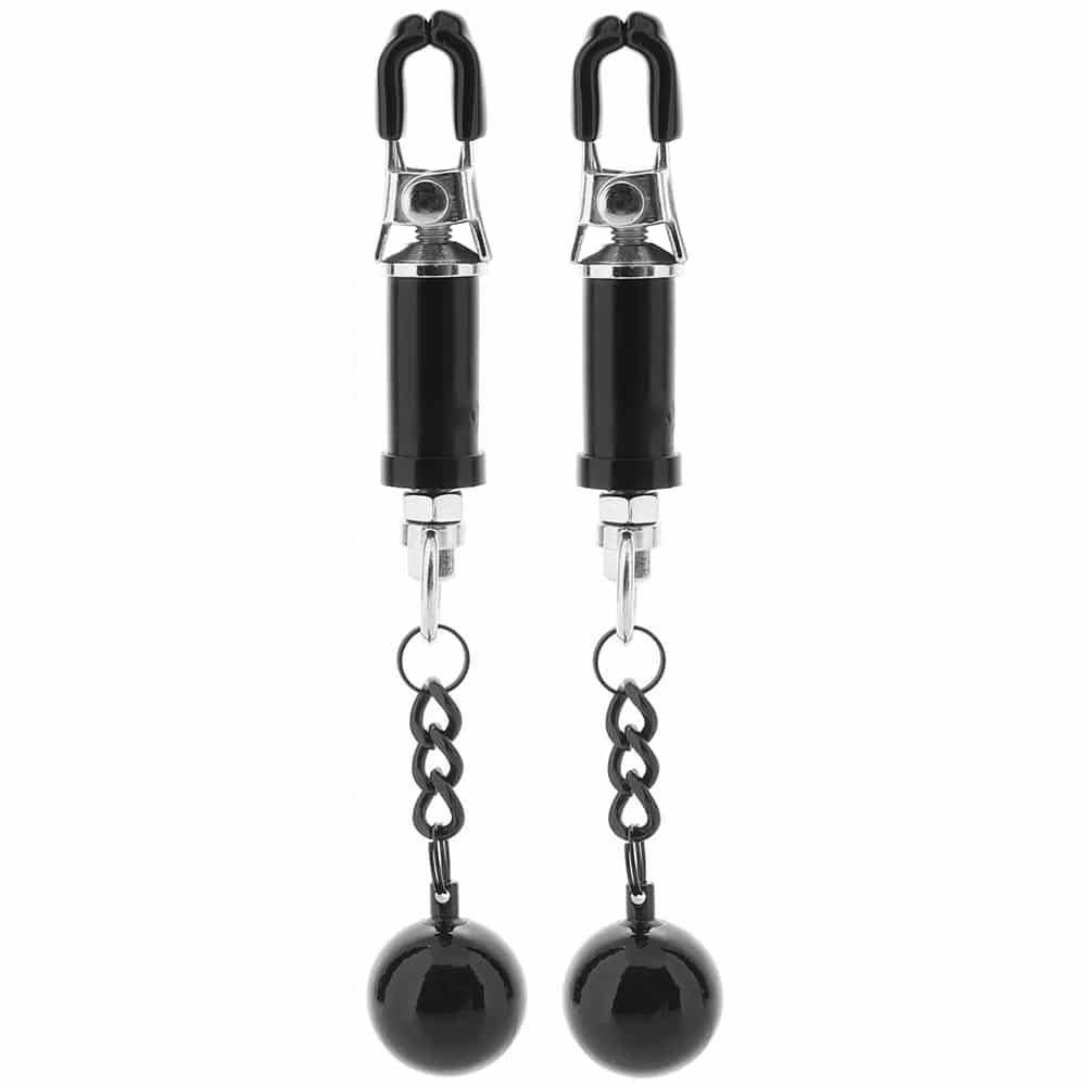 Nipple Grips Weighted Twist Nipple Clamps by CalExotics. Slide 2