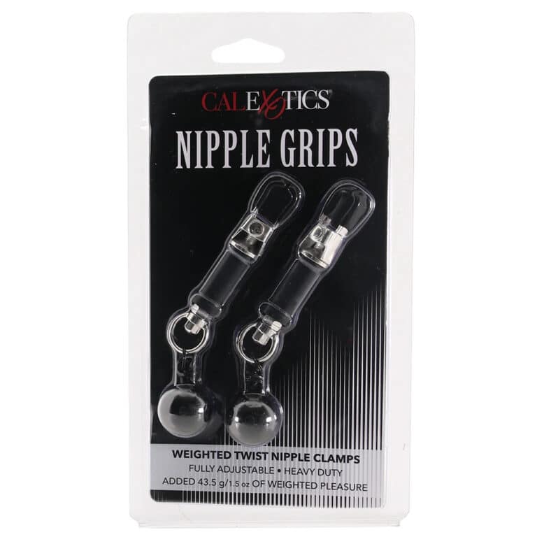 Nipple Grips Weighted Twist Nipple Clamps by CalExotics Review