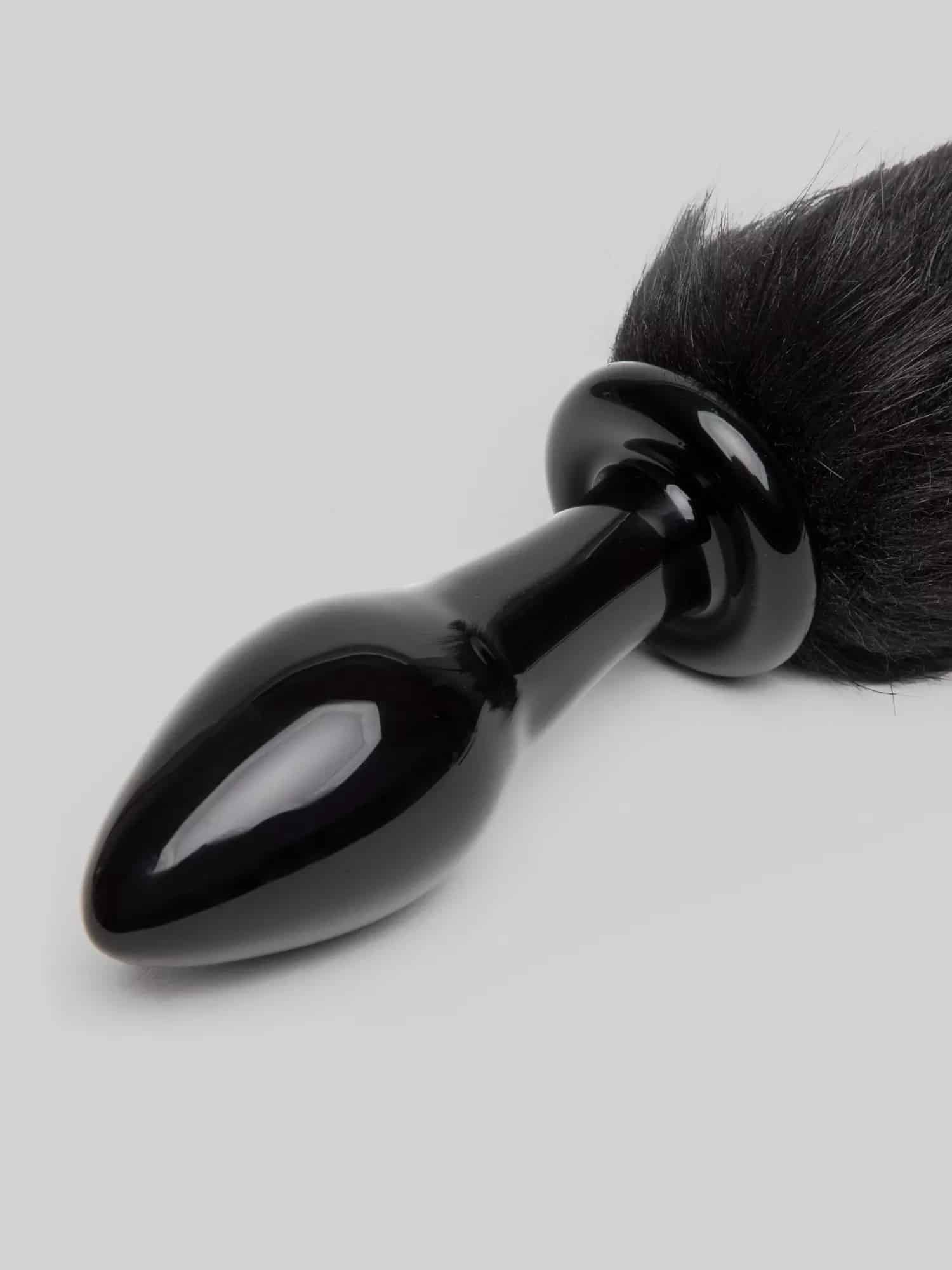 Dominix Deluxe Glass Animal Tail Butt Plug. Slide 2