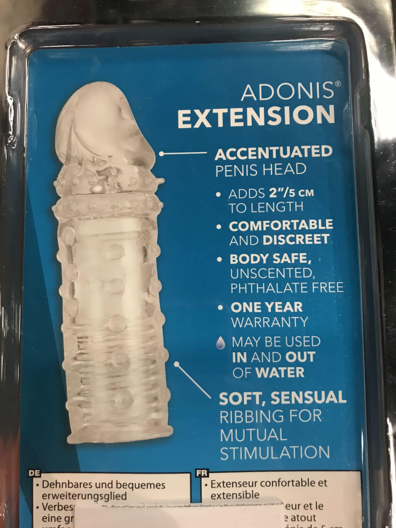 Adonis Penis Extension Material and care guide