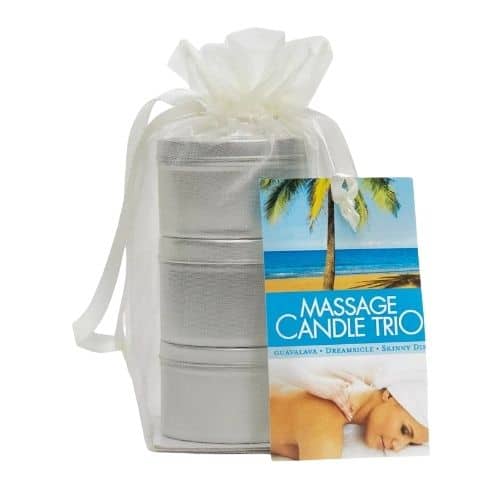 Earthly Body Trio 3-in-1 Mini Massage Candles. Slide 3