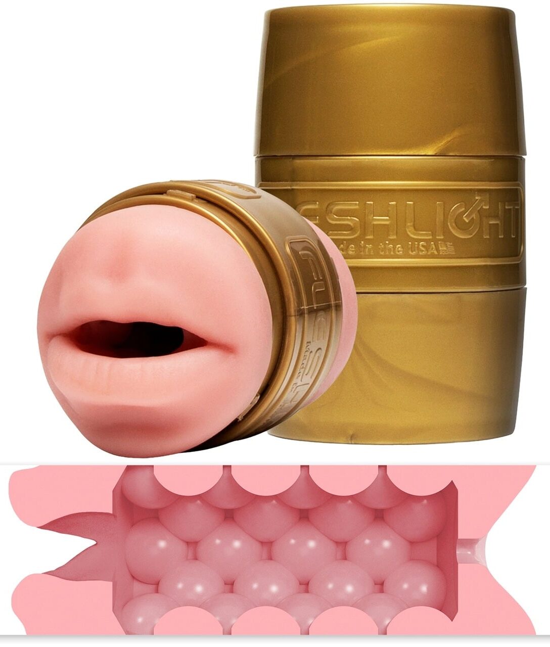 Fleshlight in mouth