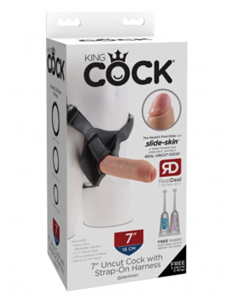 King Cock Strap-On Harness with Uncut Dildo Review