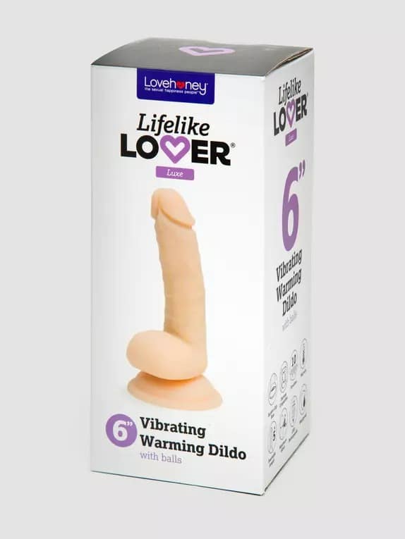Lifelike Lover Luxe Vibrating Warming 6" Dildo  Review