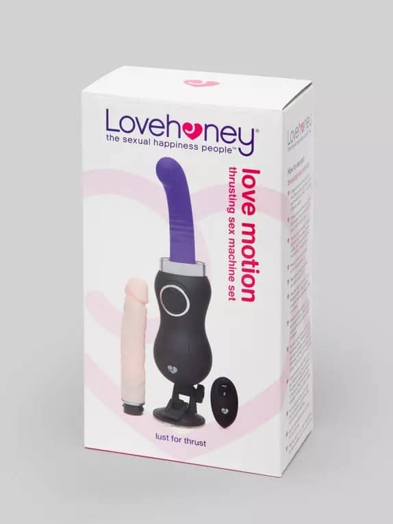 Lovehoney Love Motion Warming Thrusting Sex Machine Set. Slide 2