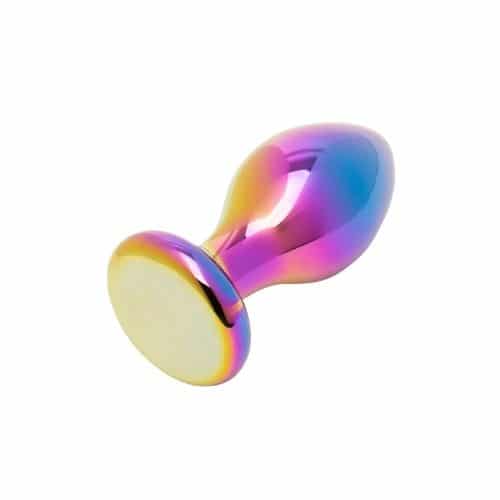 Lovehoney Sensual Glass Small Iridescent Butt Plug 3 Inch