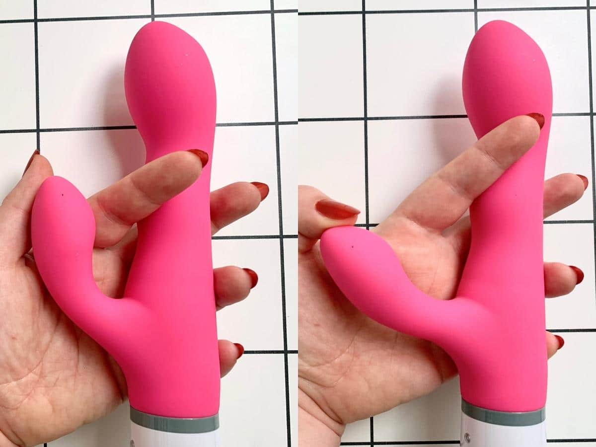 Lovense Nora App Controlled Rechargeable Rotating Rabbit Vibrator. Slide 3