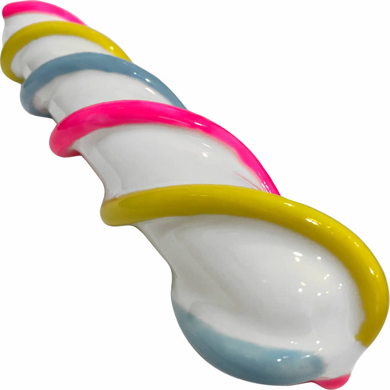 Marshmallow Silicone Twisty Dildo by SelfDelve