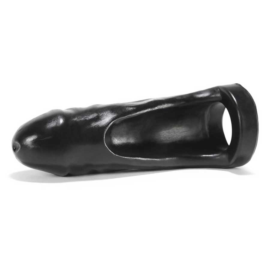Oxballs Silicone Thug Black Double Penetration Cock Ring. Slide 4