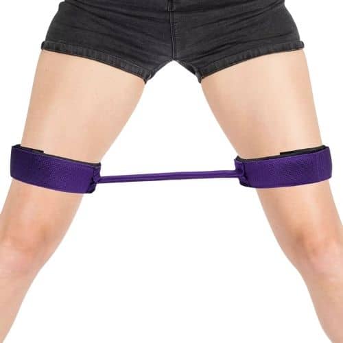 Purple Reins Thigh Spreader Bar - Not Ready to Go Fully Medieval?