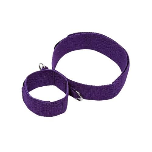 Purple Reins Thigh, Wrist and Ankle Restraint. Slide 3