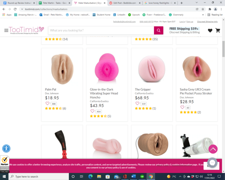 Too Timid - Where to buy Fleshlights