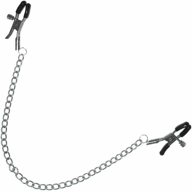Sex & Mischief Chained Nipple Clamps. Slide 9