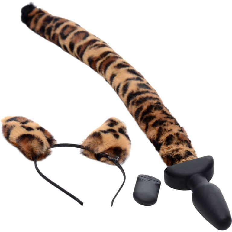 Tailz Waggerz Anal Plug With Leopard Faux Fur Tail & Remote Review