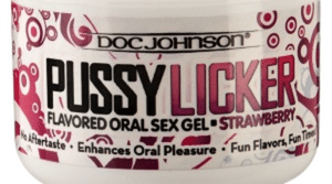 Doc Johnson Strawberry Clit Licking Gel. Slide 2
