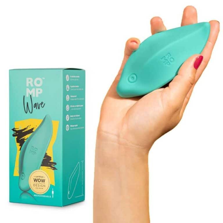 Romp Wave Silicone Rechargeable Lay-on Clitoral Vibrator - Get Your Grind On