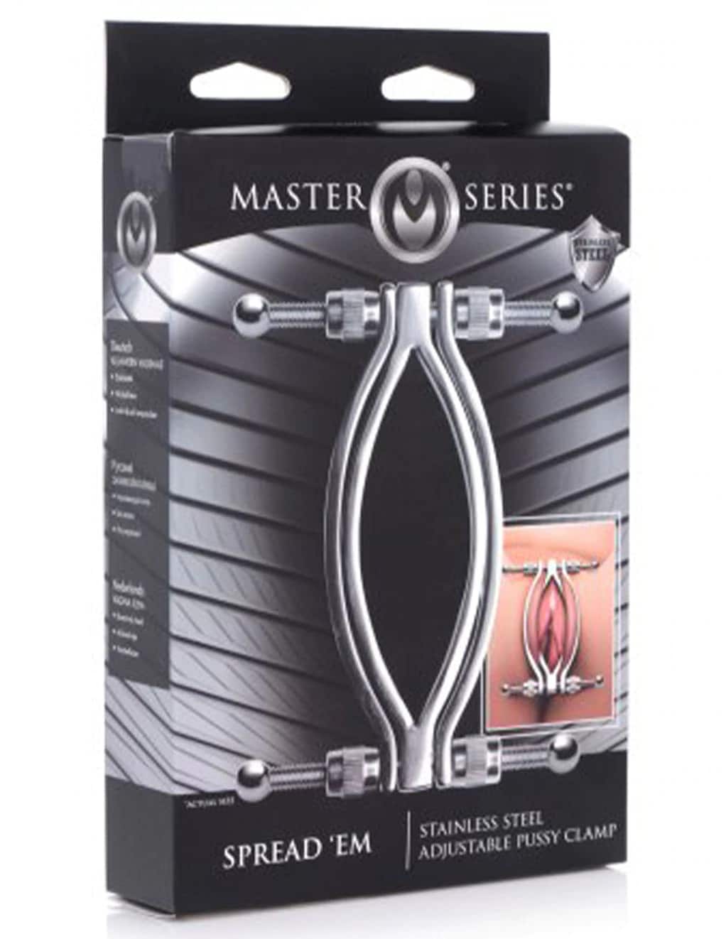 Master Series Stainless Steel Pussy Clamp. Slide 5