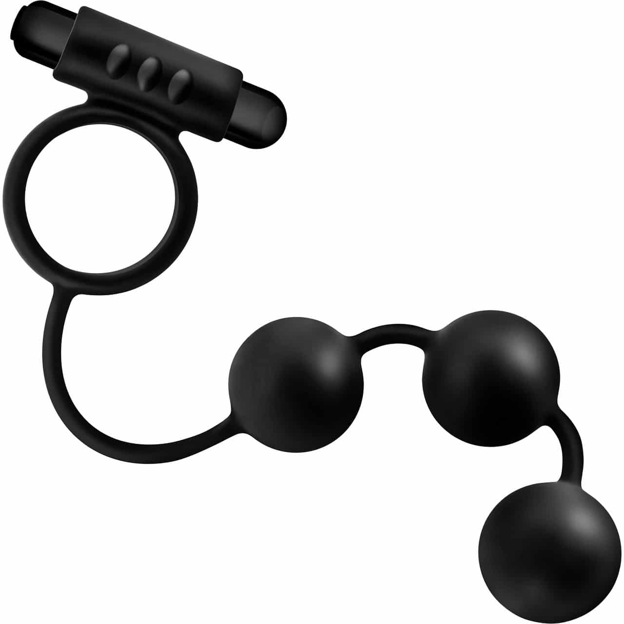 Anal Adventures Anal Bead Cock Ring		 			